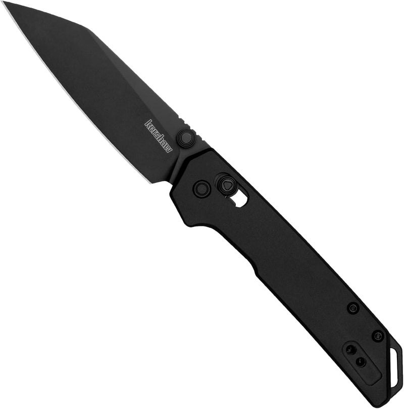 Kershaw Mini Iridium Folding Pocket Knife, 3 inch D2 Steel Blade, DuraLock, Aluminum Handle, Pocketclip - Image 2